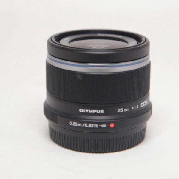 Used Olympus M.Zuiko Digital 25mm f/1.8 Lens Black