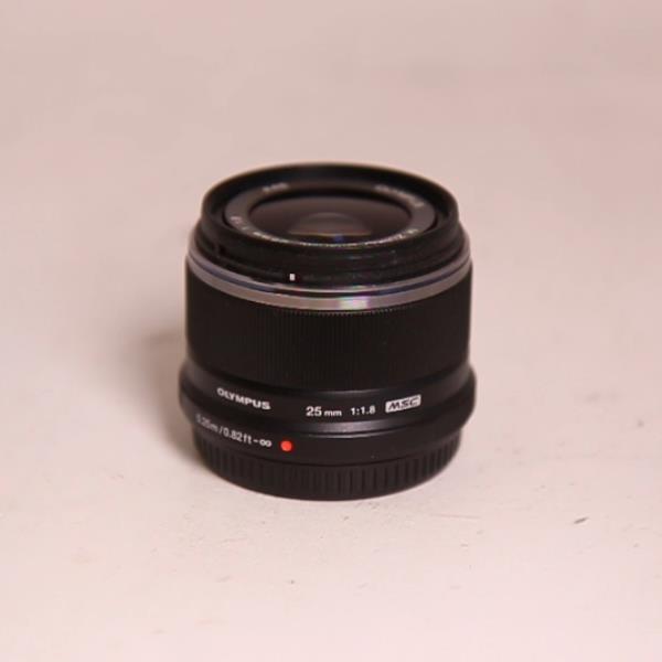 Used Olympus M.Zuiko Digital 25mm f/1.8 Lens Black
