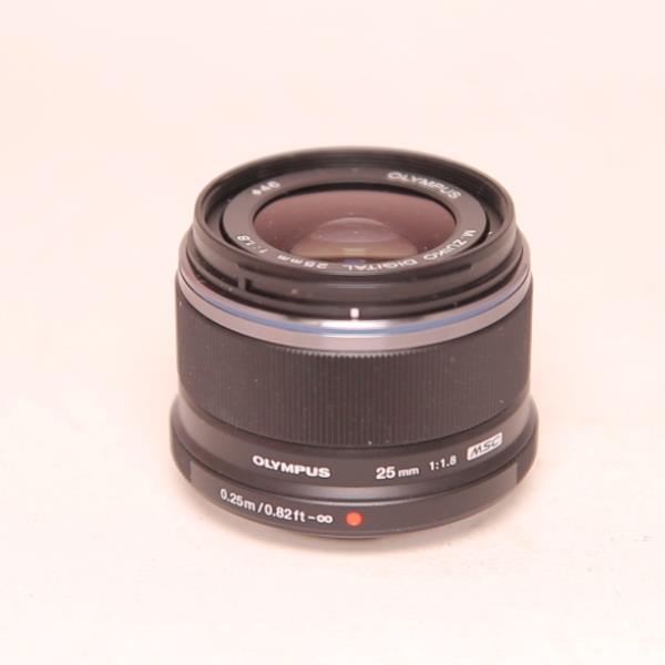 Used Olympus M.Zuiko Digital 25mm f/1.8 Lens Black