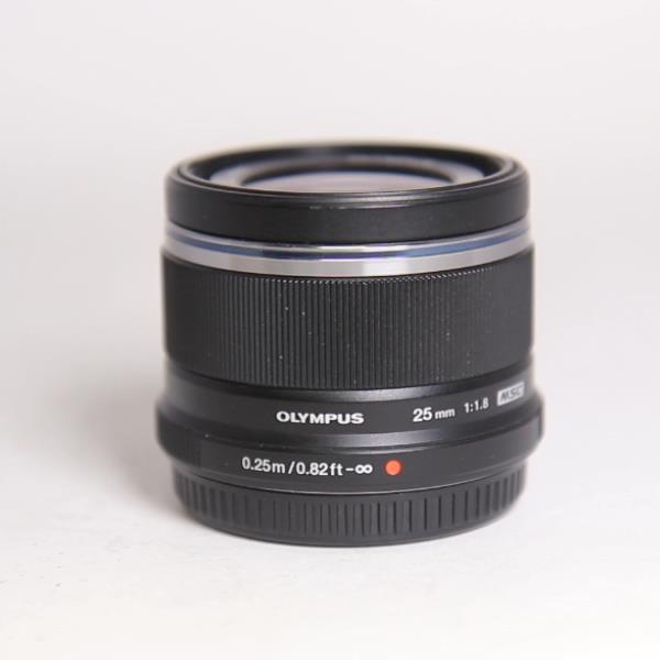 Used Olympus M.Zuiko Digital 25mm f/1.8 Lens Black