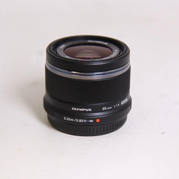 Used Olympus M.Zuiko Digital 25mm f/1.8 Lens Black