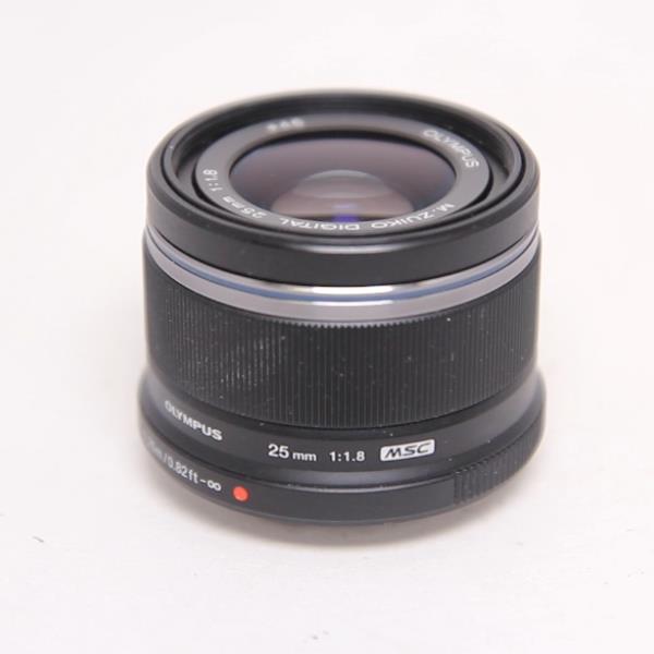 Used Olympus M.Zuiko Digital 25mm f/1.8 Lens Black