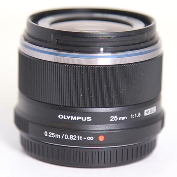 Used Olympus M.Zuiko Digital 25mm f/1.8 Lens Black