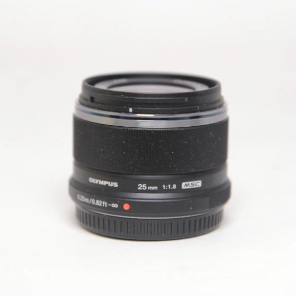 Used Olympus M.Zuiko Digital 25mm f/1.8 Lens Black