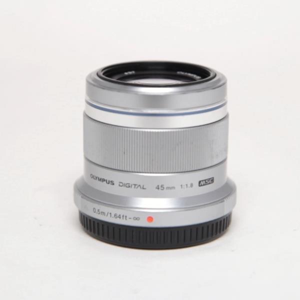 Used Olympus M.Zuiko Digital 45mm f/1.8 Lens Silver