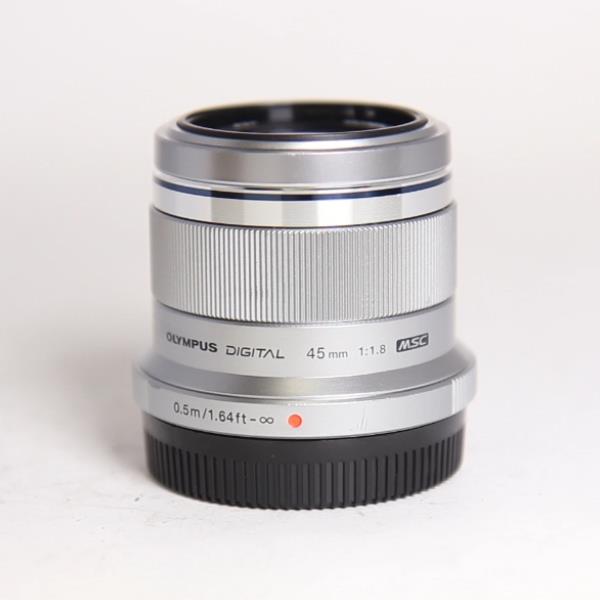 Used Olympus M.Zuiko Digital 45mm f/1.8 Lens Silver