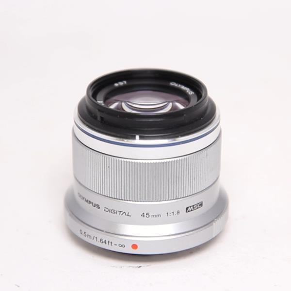 Used Olympus M.Zuiko Digital 45mm f/1.8 Lens Silver
