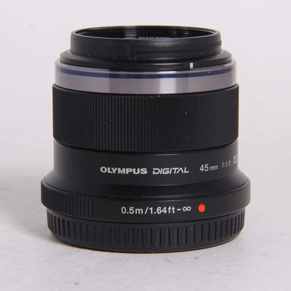 Used Olympus M.Zuiko Digital 45mm f/1.8 Lens Black