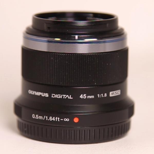 Used Olympus M.Zuiko Digital 45mm f/1.8 Lens Black