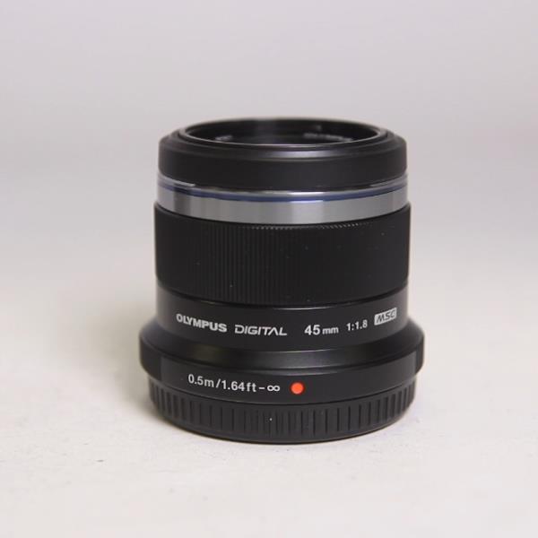 Used Olympus M.Zuiko Digital 45mm f/1.8 Lens Black