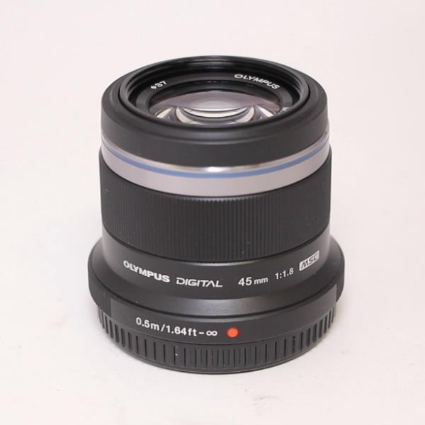Used Olympus M.Zuiko Digital 45mm f/1.8 Lens Black