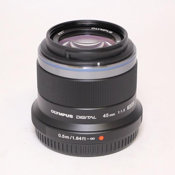 Used Olympus M.Zuiko Digital 45mm f/1.8 Lens Black