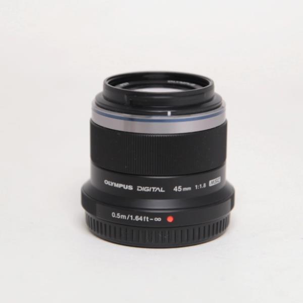 Used Olympus M.Zuiko Digital 45mm f/1.8 Lens Black