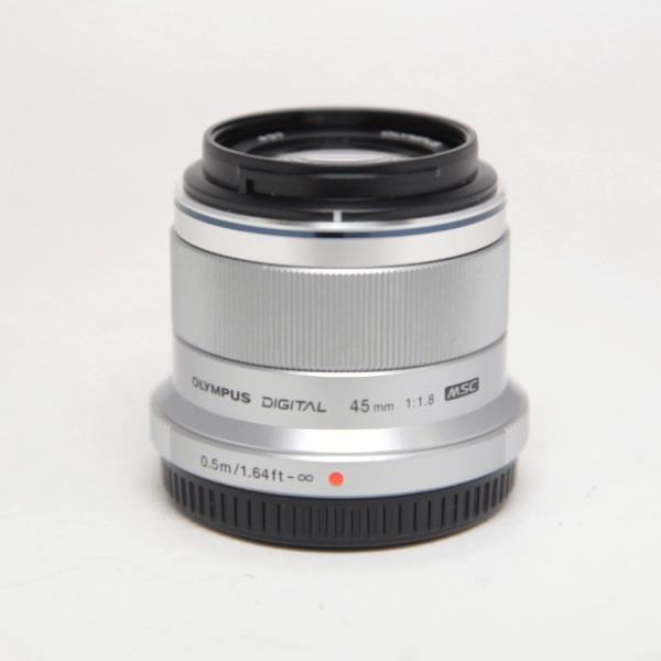 Used Olympus M.Zuiko Digital 45mm f/1.8 Lens Silver