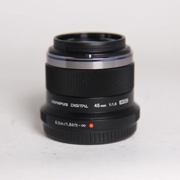 Used Olympus M.Zuiko Digital 45mm f/1.8 Lens Black