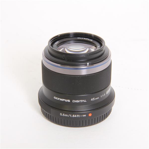 Used Olympus M.Zuiko Digital 45mm f/1.8 Lens Black