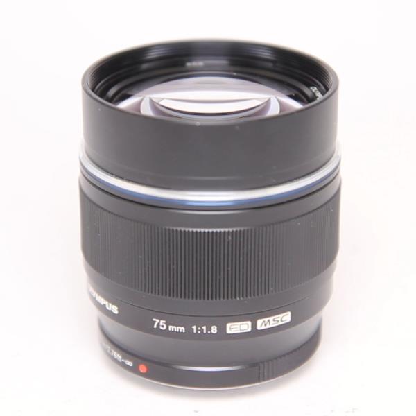 Used OM-System M.Zuiko Digital ED 75mm f/1.8 Telephoto Lens Black