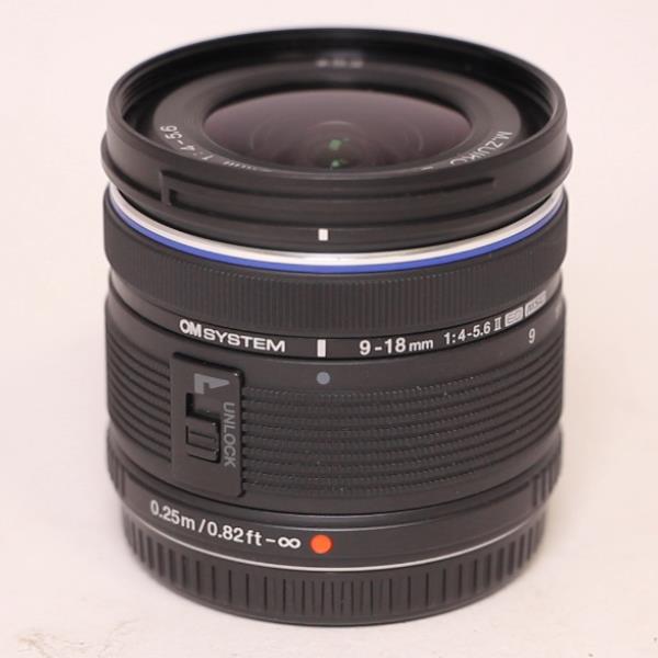 Used OM System M.Zuiko Digital ED 9-18mm f/4.0-5.6 II Lens