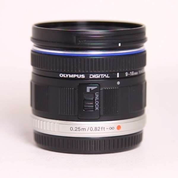 Used Olympus M.Zuiko Digital ED 9-18mm f/4-5.6 Wide Angle Zoom Lens