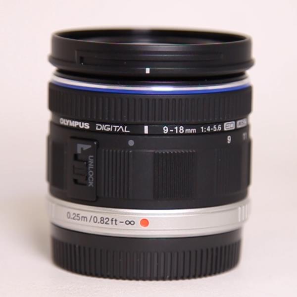 Used Olympus M.Zuiko Digital ED 9-18mm f/4-5.6 Wide Angle Zoom Lens