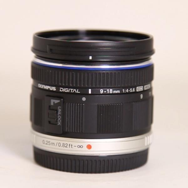 Used Olympus M.Zuiko Digital ED 9-18mm f/4-5.6 Wide Angle Zoom Lens