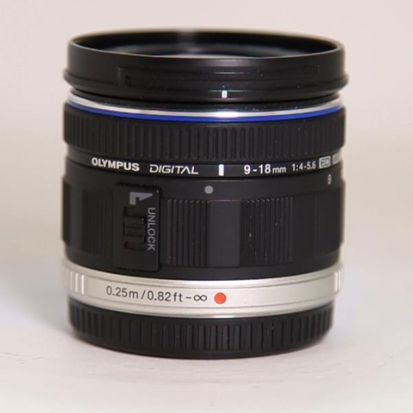 Used Olympus M.Zuiko Digital ED 9-18mm f/4-5.6 Wide Angle Zoom Lens