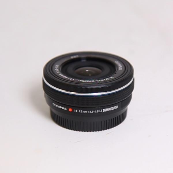 Used Olympus M.Zuiko Digital ED 14-42mm f/3.5-5.6 EZ Zoom Lens Black