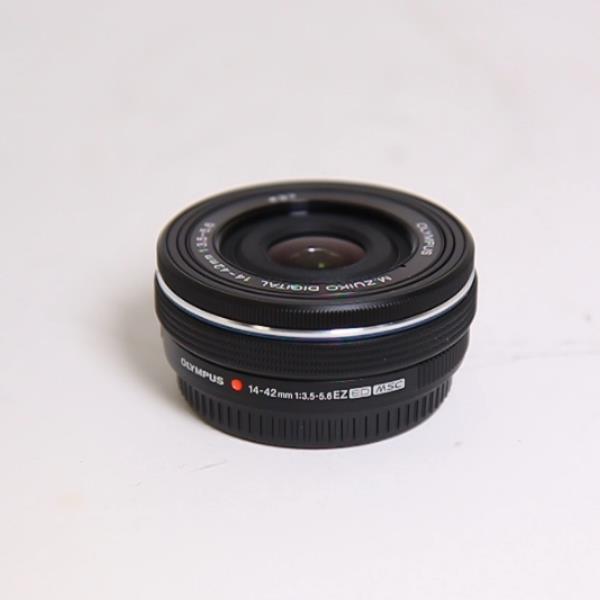 Used Olympus M.Zuiko Digital ED 14-42mm f/3.5-5.6 EZ Zoom Lens Black