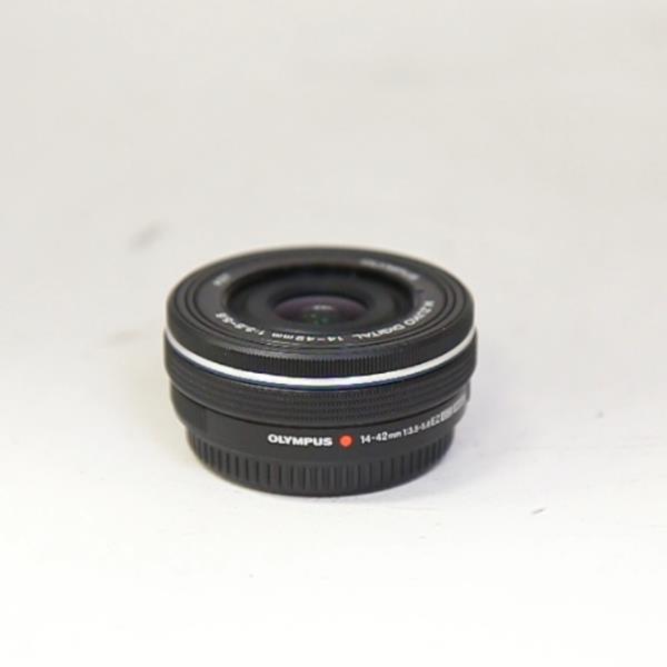 Used Olympus M.Zuiko Digital ED 14-42mm f/3.5-5.6 EZ Zoom Lens Black