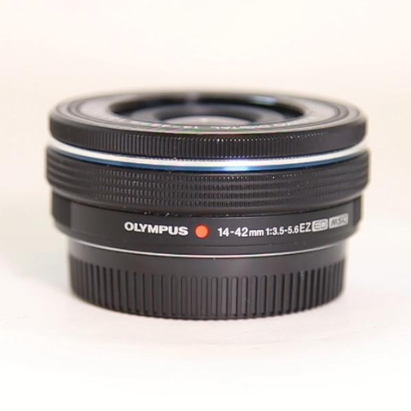 Used Olympus M.Zuiko Digital ED 14-42mm f/3.5-5.6 EZ Zoom Lens Black