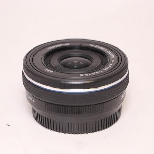 Used Olympus M.Zuiko Digital ED 14-42mm f/3.5-5.6 EZ Zoom Lens Black