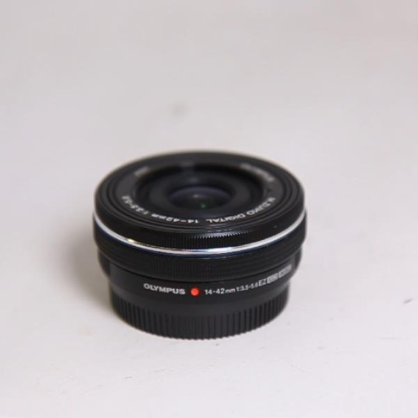 Used Olympus M.Zuiko Digital ED 14-42mm f/3.5-5.6 EZ Zoom Lens Black