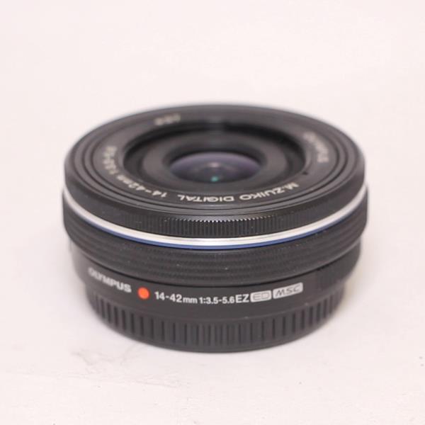 Used Olympus M.Zuiko Digital ED 14-42mm f/3.5-5.6 EZ Zoom Lens Black