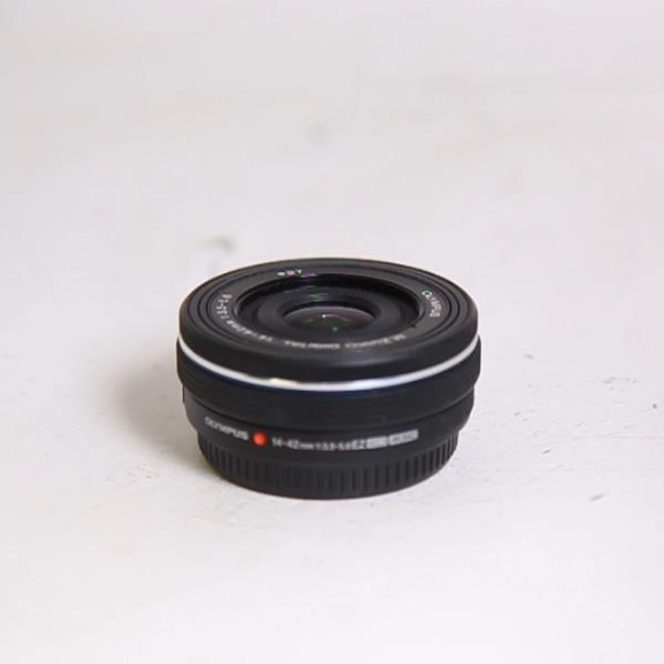 Used Olympus M.Zuiko Digital ED 14-42mm f/3.5-5.6 EZ Zoom Lens Black