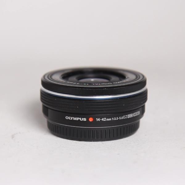 Used Olympus M.Zuiko Digital ED 14-42mm f/3.5-5.6 EZ Zoom Lens Black