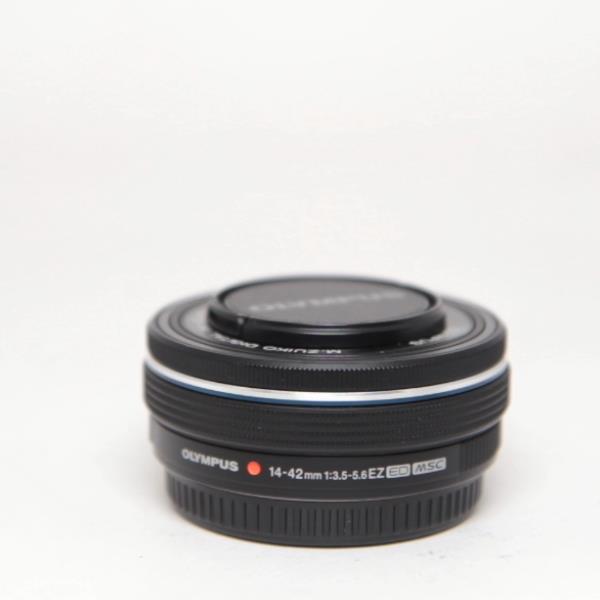 Used Olympus M.Zuiko Digital ED 14-42mm f/3.5-5.6 EZ Zoom Lens Black