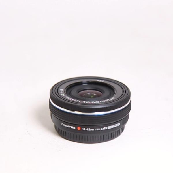 Used Olympus M.Zuiko Digital ED 14-42mm f/3.5-5.6 EZ Zoom Lens Black
