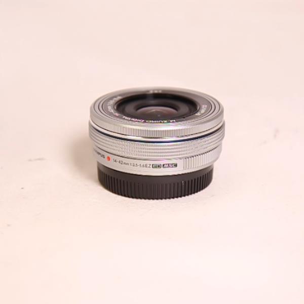 Used Olympus M.Zuiko Digital ED 14-42mm f/3.5-5.6 EZ Zoom Lens sliver