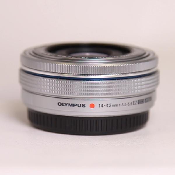 Used Olympus M.Zuiko Digital ED 14-42mm f/3.5-5.6 EZ Zoom Lens Silver