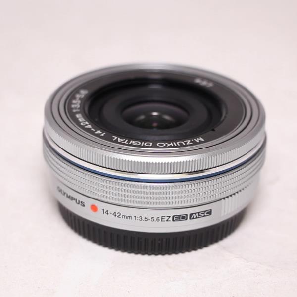 Used Olympus M.Zuiko Digital ED 14-42mm f/3.5-5.6 EZ Zoom Lens Silver