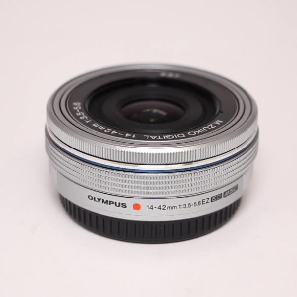 Used Olympus M.Zuiko Digital ED 14-42mm f/3.5-5.6 EZ Zoom Lens Silver