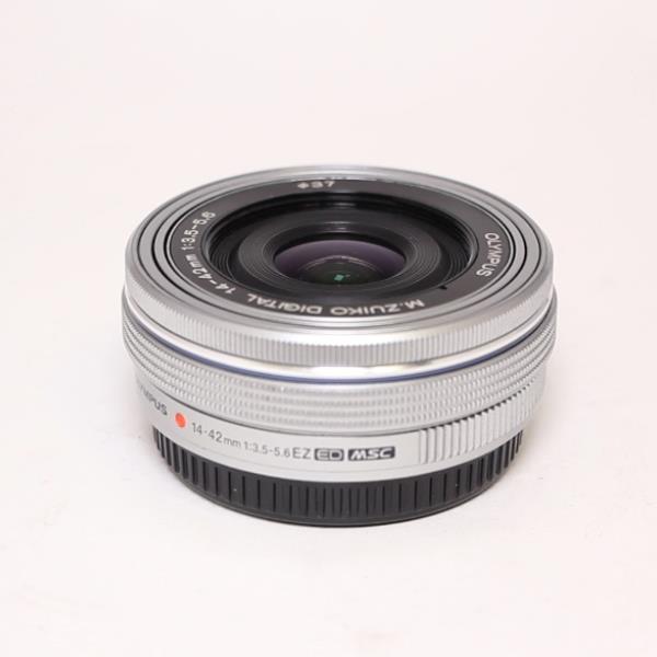 Used Olympus M.Zuiko Digital ED 14-42mm f/3.5-5.6 EZ Zoom Lens Silver