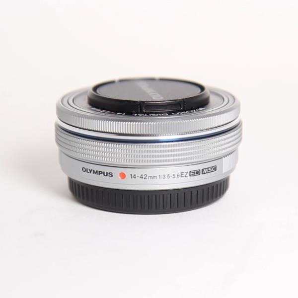 Used Olympus M.Zuiko Digital ED 14-42mm f/3.5-5.6 EZ Zoom Lens Silver