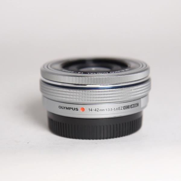 Used Olympus M.Zuiko Digital ED 14-42mm f/3.5-5.6 EZ Zoom Lens Silver