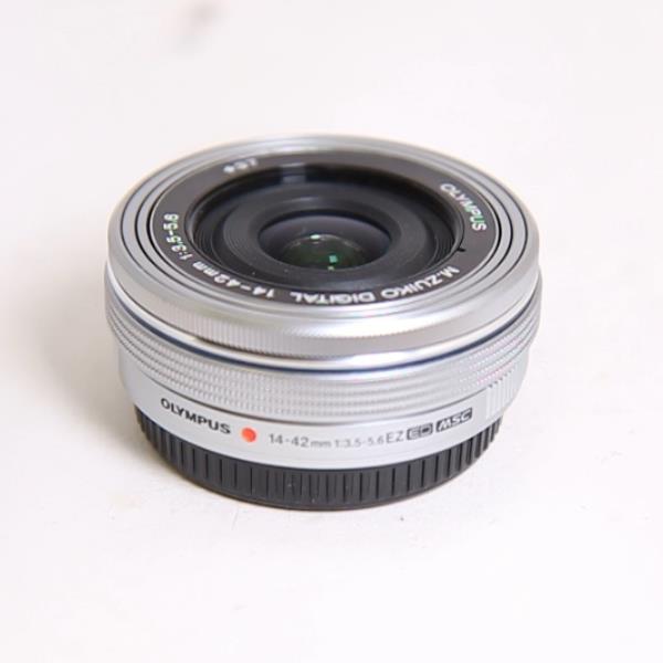 Used Olympus M.Zuiko Digital ED 14-42mm f/3.5-5.6 EZ Zoom Lens Silver