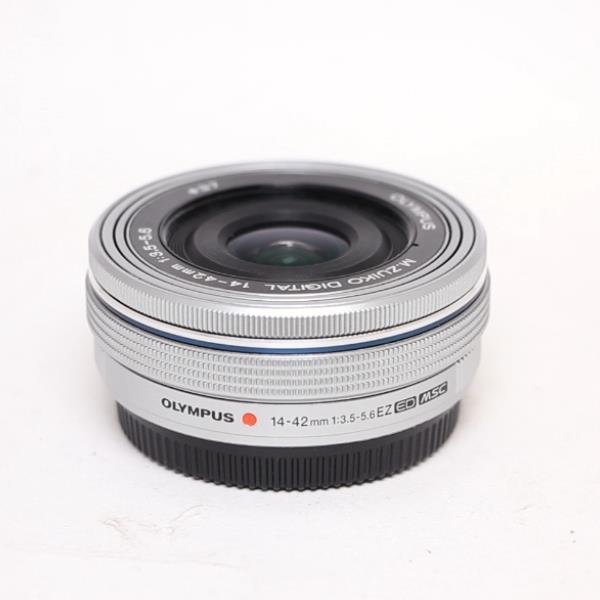 Used Olympus M.Zuiko Digital ED 14-42mm f/3.5-5.6 EZ Zoom Lens Silver