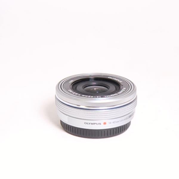 Used Olympus M.Zuiko Digital ED 14-42mm f/3.5-5.6 EZ Zoom Lens Silver