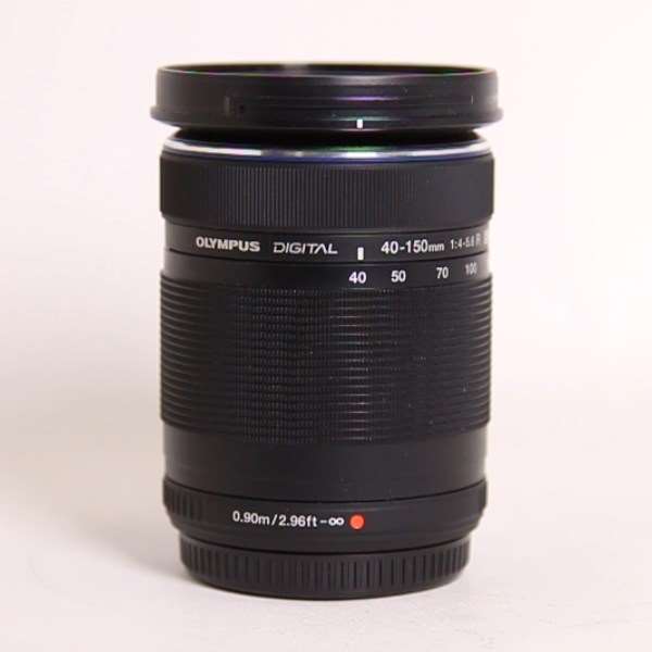 Used OM-System Digital ED 40-150mm f/4-5.6 R Zoom Lens Black