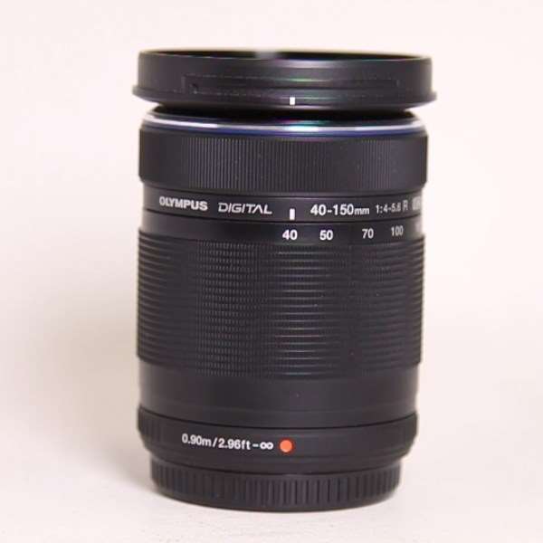 Used OM-System Digital ED 40-150mm f/4-5.6 R Zoom Lens Black