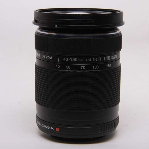 Used OM-System Digital ED 40-150mm f/4-5.6 R Zoom Lens Black